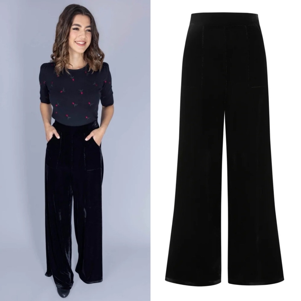 ⭐️2/$77⭐️Collectif Mainline Virginia Velvet Trousers